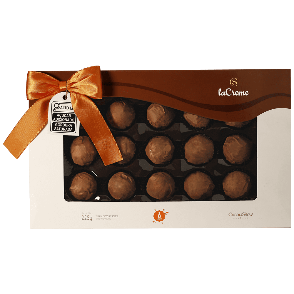 Caixa de Trufas laCreme ao Leite 225g