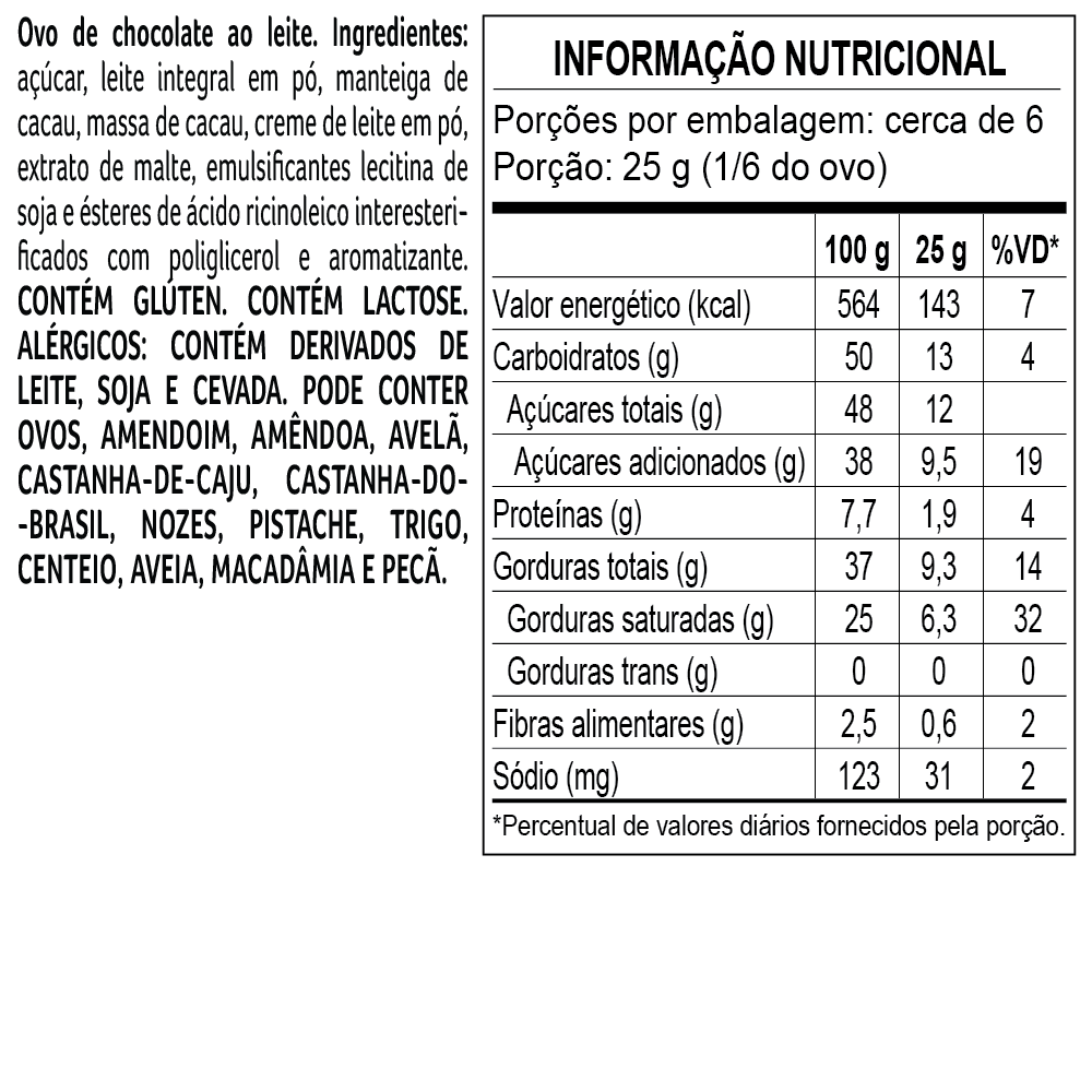 Ovo de Páscoa ao Leite Miau 200g