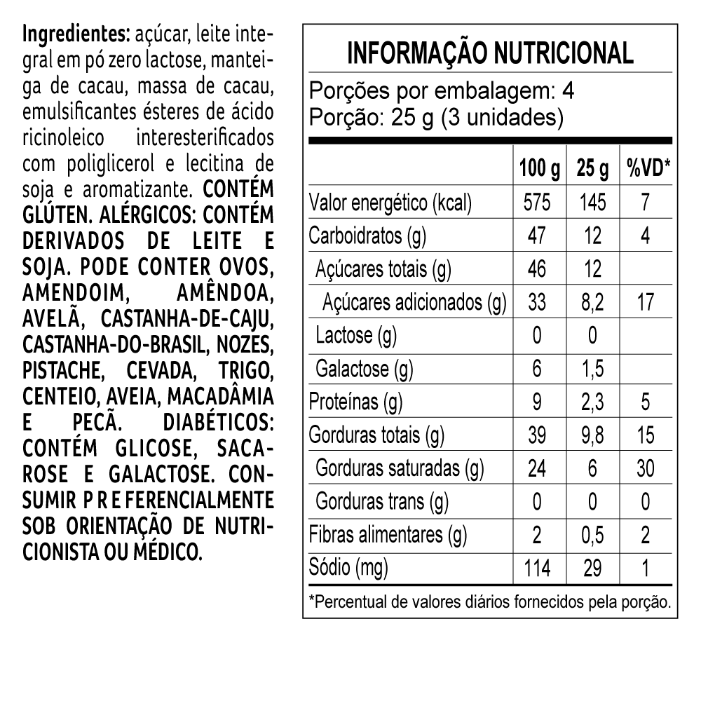 Tablete laCreme de Chocolate Zero Lactose 100g