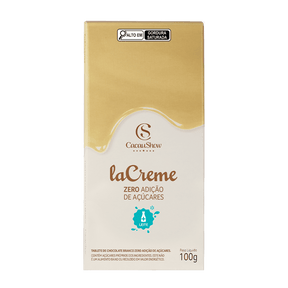 Tablete laCreme Branco Zero Adição de Açúcar 100g