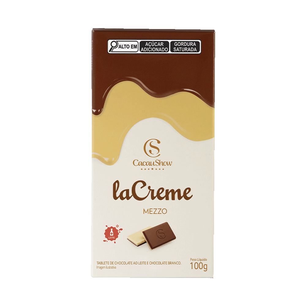 Tablete laCreme de Chocolate Mezzo 100g