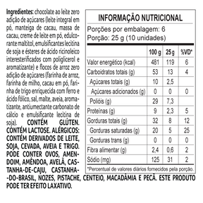 Drageado Bytes ao Leite Zero Adição de Açúcar 150g