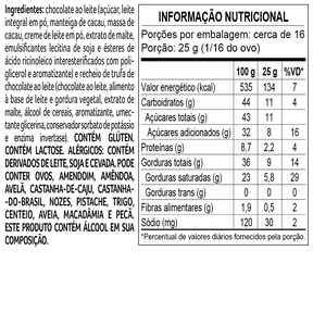 Ovo de Páscoa laCreme ao Leite Recheado 400g