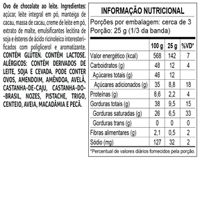 Ovo de Páscoa laCreme Mezzo ao Leite e Branco 200g