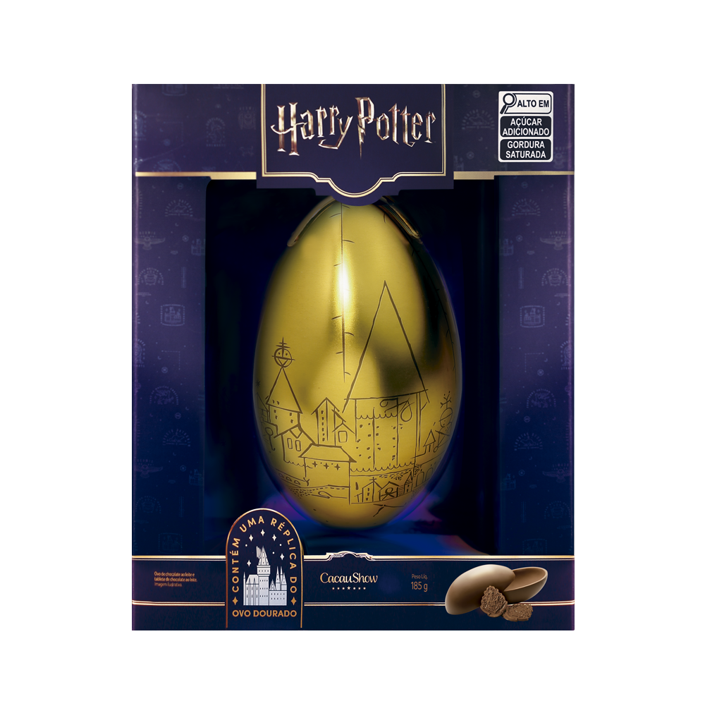 Ovo de Páscoa ao Leite Lata Harry Potter 185g