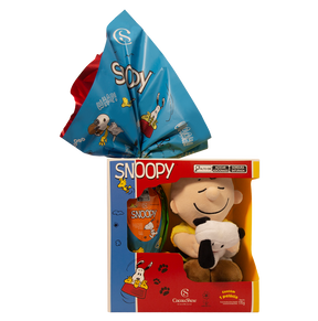 Ovo de Páscoa ao Leite Pelúcia Snoopy com Charlie Brown 170g