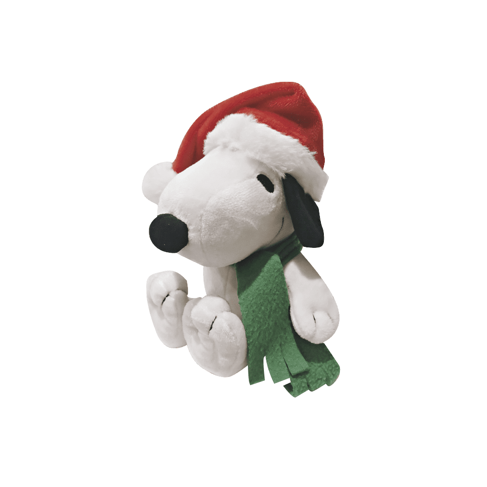 Pelúcia do Snoopy de Natal